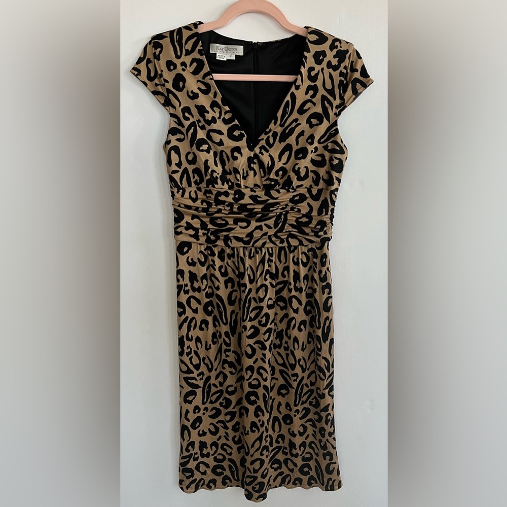 KAY UNGER New York Dress 100% Silk Size 8